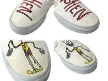 Load image into Gallery viewer, CHROME HEARTS クロムハーツ MATTY BOY マッティボーイ VANS バンズ スリッポン ダガー 27cm シルバ−925 美品 中古 4c070834