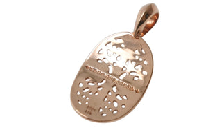CHROME HEARTS クロムハーツ タイニー オーバルクロス ペンダントトップ パヴェダイヤ 重量約8.4g K22ゴールド 美品 中古 4c070835