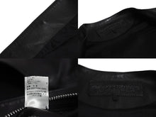 Load image into Gallery viewer, CHROME HEARTS クロムハーツ BSフレアボタン インペリアル レザーベスト サイズM ブラック シルバー925 カーフレザー 美品 中古 4c070842