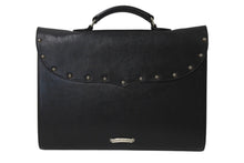 Load image into Gallery viewer, CHROME HEARTS クロムハーツ ガンスリンガー ブリーフケース ビジネスバッグ クロスボール ダガージップ シルバー925 美品 中古 4c070844