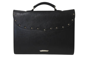 CHROME HEARTS クロムハーツ ガンスリンガー ブリーフケース ビジネスバッグ クロスボール ダガージップ シルバー925 美品 中古 4c070844