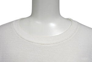CHROME HEARTS クロムハーツ 長袖Ｔシャツ サイズS サーマル クロスパッチ レディース レザー コットン ホワイト 美品 中古 4c070849