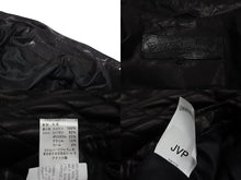 Load image into Gallery viewer, 極美品 CHROME HEARTS クロムハーツ クリティンレザー キルティングライダースジャケット サイズM JVP シルバ−925 中古 4c070853