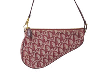 Load image into Gallery viewer, 極美品 ChristianDior クリスチャンディオール サドルポーチ ワンショルダーバッグ トロッター MC 0012 レッド 中古 4c070855