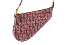 Load image into Gallery viewer, 極美品 ChristianDior クリスチャンディオール サドルポーチ ワンショルダーバッグ トロッター MC 0012 レッド 中古 4c070855