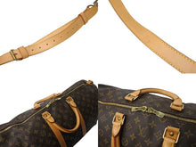 Load image into Gallery viewer, LOUIS VUITTON ルイヴィトン キーポルバンドリエール55 ボストンバッグ M41414 モノグラム PVC レザー ブラウン 美品 中古 4c070864