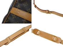 Load image into Gallery viewer, LOUIS VUITTON ルイヴィトン キーポルバンドリエール55 ボストンバッグ M41414 モノグラム PVC レザー ブラウン 美品 中古 4c0705866