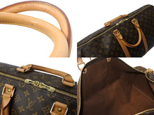 Load image into Gallery viewer, LOUIS VUITTON ルイヴィトン キーポルバンドリエール55 ボストンバッグ M41414 モノグラム PVC レザー ブラウン 美品 中古 4c0705866