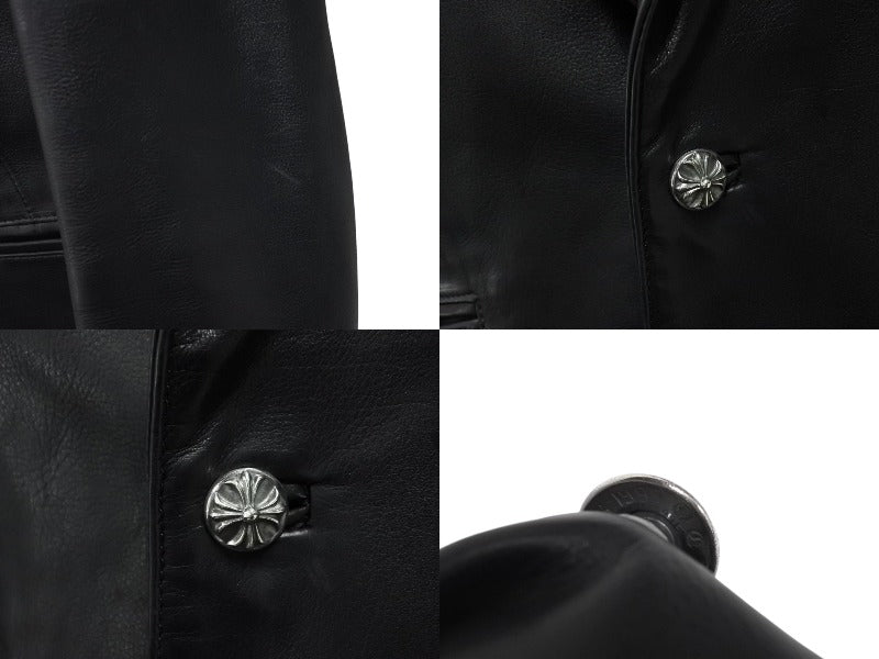 CHROME HEARTS クロムハーツ 1Bクロスボール テーラード レザー CHROME HEARTS クロムハーツ 1Bクロスボール テーラード レザー