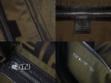 Load image into Gallery viewer, FENDI フェンディ マンマバケット ワンショルダーバッグ ズッカ柄 コットンキャンバス レザー シルバー金具 ブラウン 美品 中古 4c075874