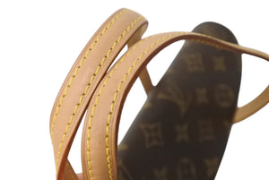 極美品 LOUIS VUITTON ルイヴィトン モノグラム ソナチネ ハンドバッグ M51902 ロゴ ブラウン 中古 4c070894
