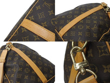 Load image into Gallery viewer, LOUIS VUITTON ルイヴィトン キーポルバンドリエール55 ボストンバッグ M41414 モノグラム PVC レザー ブラウン 美品 中古 4c070916