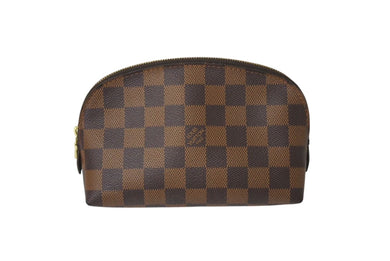 極美品 LOUIS VUITTON ルイヴィトン Damier pochette ダミエ ポシェット コスメティック N47516 ブラウン 中古 4c070918