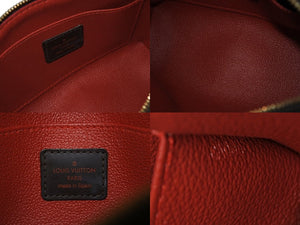 極美品 LOUIS VUITTON ルイヴィトン Damier pochette ダミエ ポシェット コスメティック N47516 ブラウン 中古 4c070918