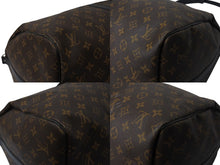 Load image into Gallery viewer, LOUIS VUITTON ルイヴィトン キーポルバンドリエール55 ボストンバッグ M56714 モノグラムマカサー ブラック 美品 中古 4c070930