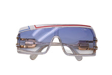 Load image into Gallery viewer, CAZAL カザール アシンメトリーサングラス 61▫︎21 125 ブラック ゴールド UVカット MOD858 美品 中古 4c070934