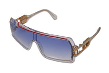 Load image into Gallery viewer, CAZAL カザール アシンメトリーサングラス 61▫︎21 125 ブラック ゴールド UVカット MOD858 美品 中古 4c070934