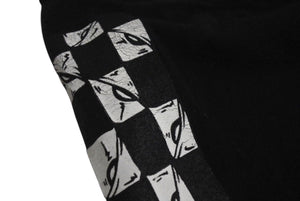 CHROME HEARTS クロムハーツ Matty Boy マッティボーイ チェック バイカー ショーツ キッズ サイズM ブラック 美品 中古 4c070945