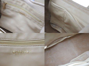 CHANEL シャネル ハーフマトラッセ ハンドバッグ CC ココマーク 10番台 ブラウン ムートン レザー ゴールド金具 美品 中古 4c070949