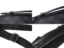 Load image into Gallery viewer, 極美品 LOUIS VUITTON ルイヴィトン Damier Graphite ダミエ・グラフィット Ambler アンブレール ボディバッグ N41289 ICチップ 中古 4c070955