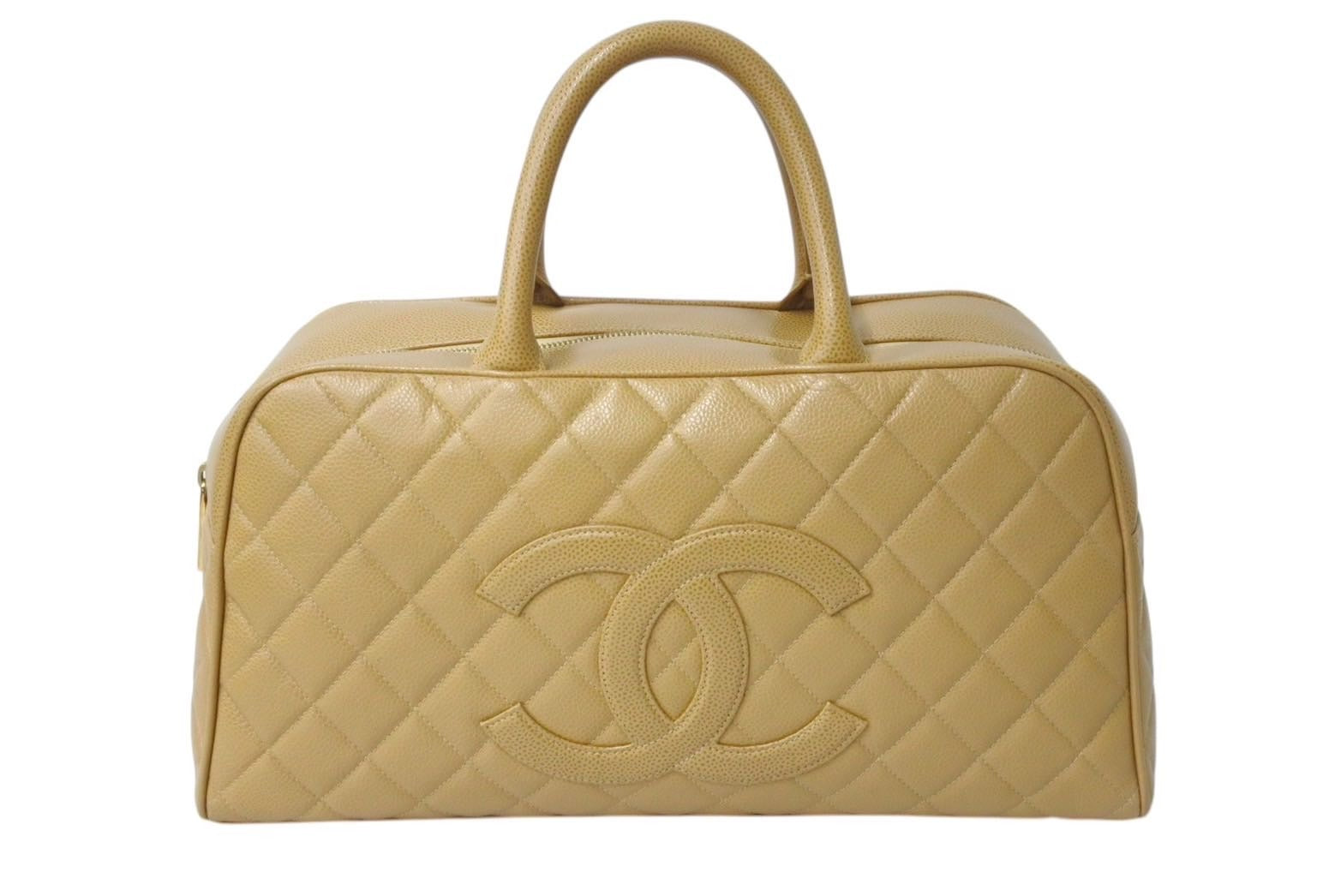 【CHANEL】ヴィンテージ加工ボストンバッグ ブラウン【シャネル】 丸いフォルムが使い勝手抜群】CHANEL ミニボストンバッグ 25P