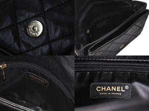 極美品 CHANEL シャネル ウルトラステッチ ハンドバッグ ワンショルダーバッグ ブラック ラムスキン 11番台 ココマーク ゴールド金具 美品 中古 4c070964