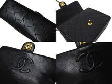 Load image into Gallery viewer, CHANEL シャネル 縦長 15cm ミニマトラッセ20 チェーンショルダーバッグ 1番台 ラムスキン ブラック ゴールド 良品 中古 4c070966