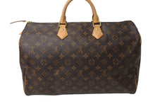 Load image into Gallery viewer, 極美品 LOUIS VUITTON ルイヴィトン スピーディ40 ハンドバッグ M41522 モノグラム PVCコーティング ブラウン 中古 4c070968