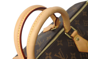 極美品 LOUIS VUITTON ルイヴィトン スピーディ40 ハンドバッグ M41522 モノグラム PVCコーティング ブラウン 中古 4c070968