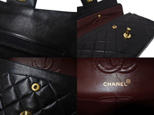 Load image into Gallery viewer, 極美品 CHANEL シャネル マトラッセ23 Wフラップ チェーン ショルダーバッグ ラムスキン 4番台 ブラック ゴールド金具 中古 4c070971