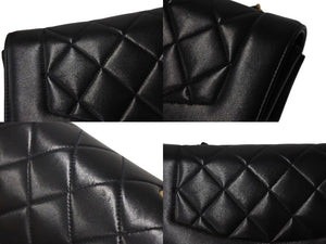 極美品 CHANEL シャネル シングルフラップ ダイアナマトラッセ22 ショルダーバッグ 2番台 A05289 ラムスキン 中古 4c070972