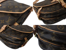 Load image into Gallery viewer, 新品同様 LOUIS VUITTON ルイヴィトン ソミュール30 ショルダーバッグ ブラウン モノグラム ロゴ 斜めがけ M42256 中古 4c070978