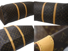 Load image into Gallery viewer, LOUIS VUITTON ルイヴィトン キーポル60 ボストンバッグ M41422 モノグラム ブラウン PVC ヌメ革 レザー 美品 中古 4c070983