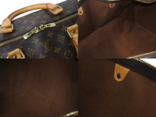 Load image into Gallery viewer, LOUIS VUITTON ルイヴィトン キーポル60 ボストンバッグ M41422 モノグラム ブラウン PVC ヌメ革 レザー 美品 中古 4c070983