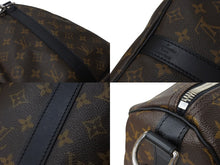 Load image into Gallery viewer, LOUIS VUITTON ルイヴィトン キーポル バンドリエール45 ボストンバッグ M56711 モノグラムマカサー ブラウン 美品 中古 4c070985