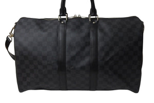 極美品 LOUISVUITTON ルイヴィトン キーポルバンドリエール45 ボストンバッグ N41418 ダミエグラフィット 中古 4c070986