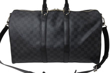 Load image into Gallery viewer, 極美品 LOUISVUITTON ルイヴィトン キーポルバンドリエール45 ボストンバッグ N41418 ダミエグラフィット 中古 4c070986