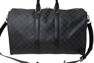 極美品 LOUISVUITTON ルイヴィトン キーポルバンドリエール45 ボストンバッグ N41418 ダミエグラフィット 中古 4c070986