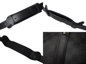 極美品 LOUISVUITTON ルイヴィトン キーポルバンドリエール45 ボストンバッグ N41418 ダミエグラフィット 中古 4c070986