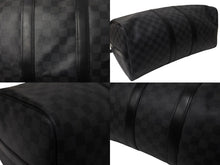 Load image into Gallery viewer, 極美品 LOUISVUITTON ルイヴィトン キーポルバンドリエール45 ボストンバッグ N41418 ダミエグラフィット 中古 4c070986