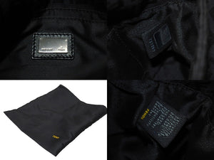 FENDI フェンディ ミニマンマバケット ハンドバッグ 8BR180 ズッキーノ柄 キャンバス レザー ブラック金具 美品 中古 4c070991 