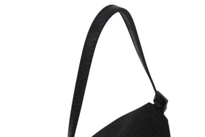 FENDI フェンディ ミニマンマバケット ハンドバッグ 8BR180 ズッキーノ柄 キャンバス レザー ブラック金具 美品 中古 4c070991 