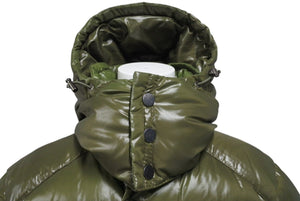 MONCLER モンクレール K2 DOWN JACKET ダウンジャケット Z7HJ365 ナイロン カーキ サイズ0 美品 中古 4c070998