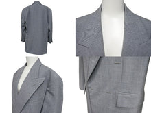 Load image into Gallery viewer, LOUIS VUITTON ルイヴィトン スーツ セットアップ RM192 NYU HHJ72E グレー アンティークゴールド金具 46 美品 中古 4c070999