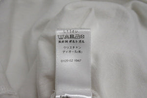 Dior ディオール ケニーシャーフコラボ 半袖Tシャツ ロゴ 1WBK23TEEA ポルトガル コットン ホワイト ブラック グリーン 美品 中古 4c071014