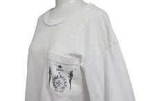 Load image into Gallery viewer, CHROME HEARTS クロムハーツ 長袖Ｔシャツ FOTI フォティ ハリスティーター プリント ホワイト 美品 中古 4c071015