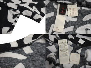 LOUIS VUITTON ルイヴィトン 半袖Ｔシャツ RM091S サイズL モノグラム グラフィティ ブラック ホワイト 美品 中古 4c071018