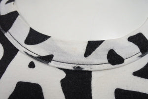 LOUIS VUITTON ルイヴィトン 半袖Ｔシャツ RM091S サイズL モノグラム グラフィティ ブラック ホワイト 美品 中古 4c071018