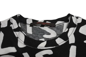 LOUIS VUITTON ルイヴィトン 半袖Ｔシャツ RM091S サイズXXS モノグラム グラフィティ ブラック ホワイト 美品 中古 4c071019
