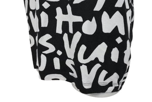 LOUIS VUITTON ルイヴィトン 半袖Ｔシャツ RM091S サイズXXS モノグラム グラフィティ ブラック ホワイト 美品 中古 4c071019